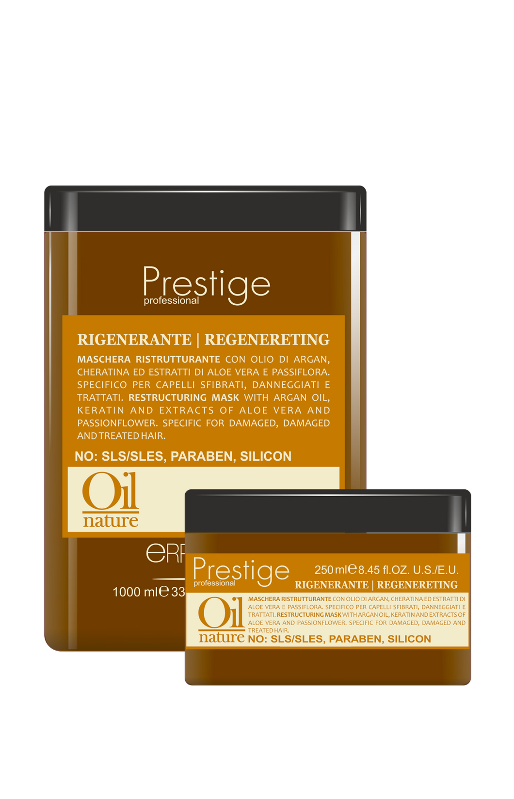 Maschera per capelli  professionali alla keratina